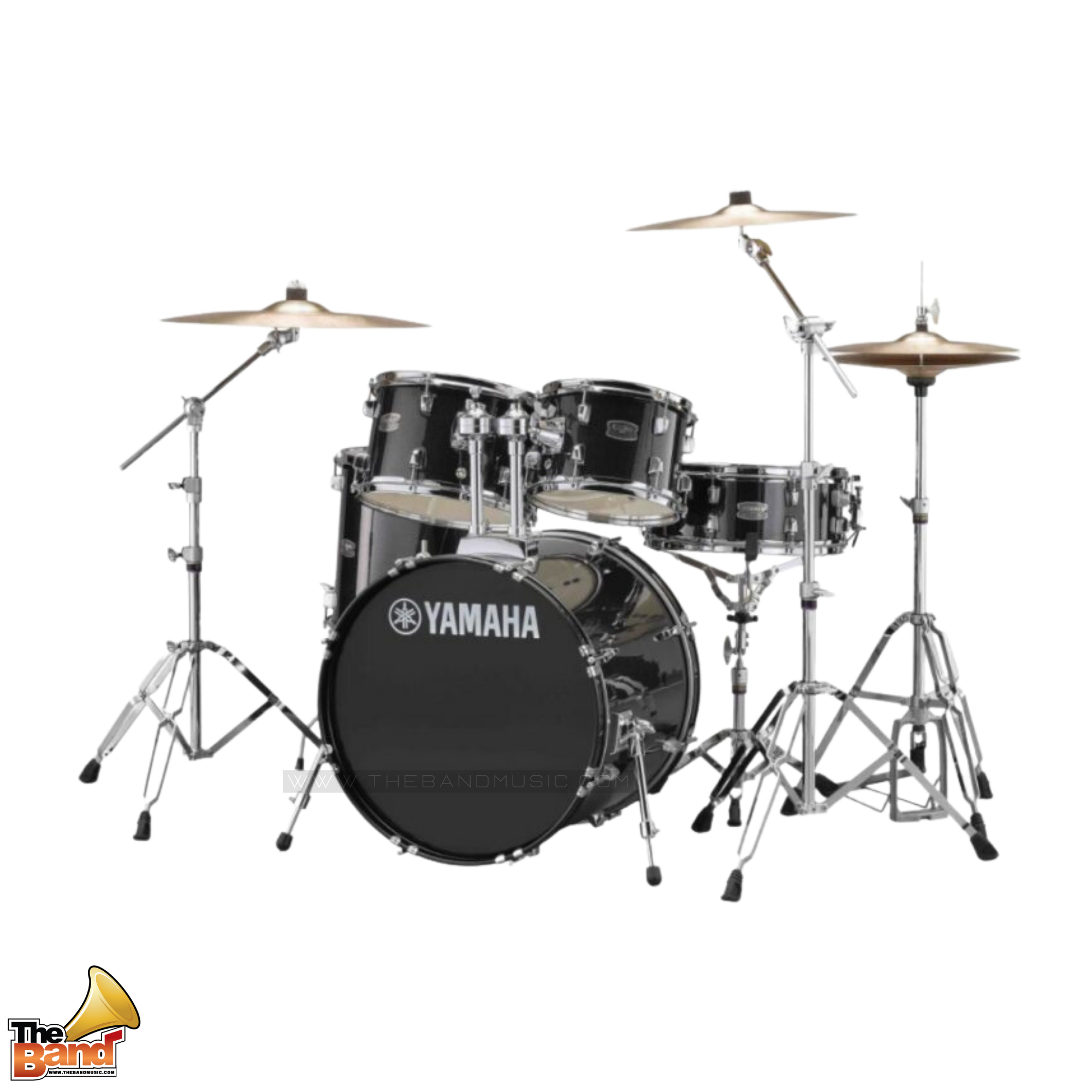 YAMAHA RYDEEN (RDP2F5 + HW680W) Black ACOUSTIC DRUMS