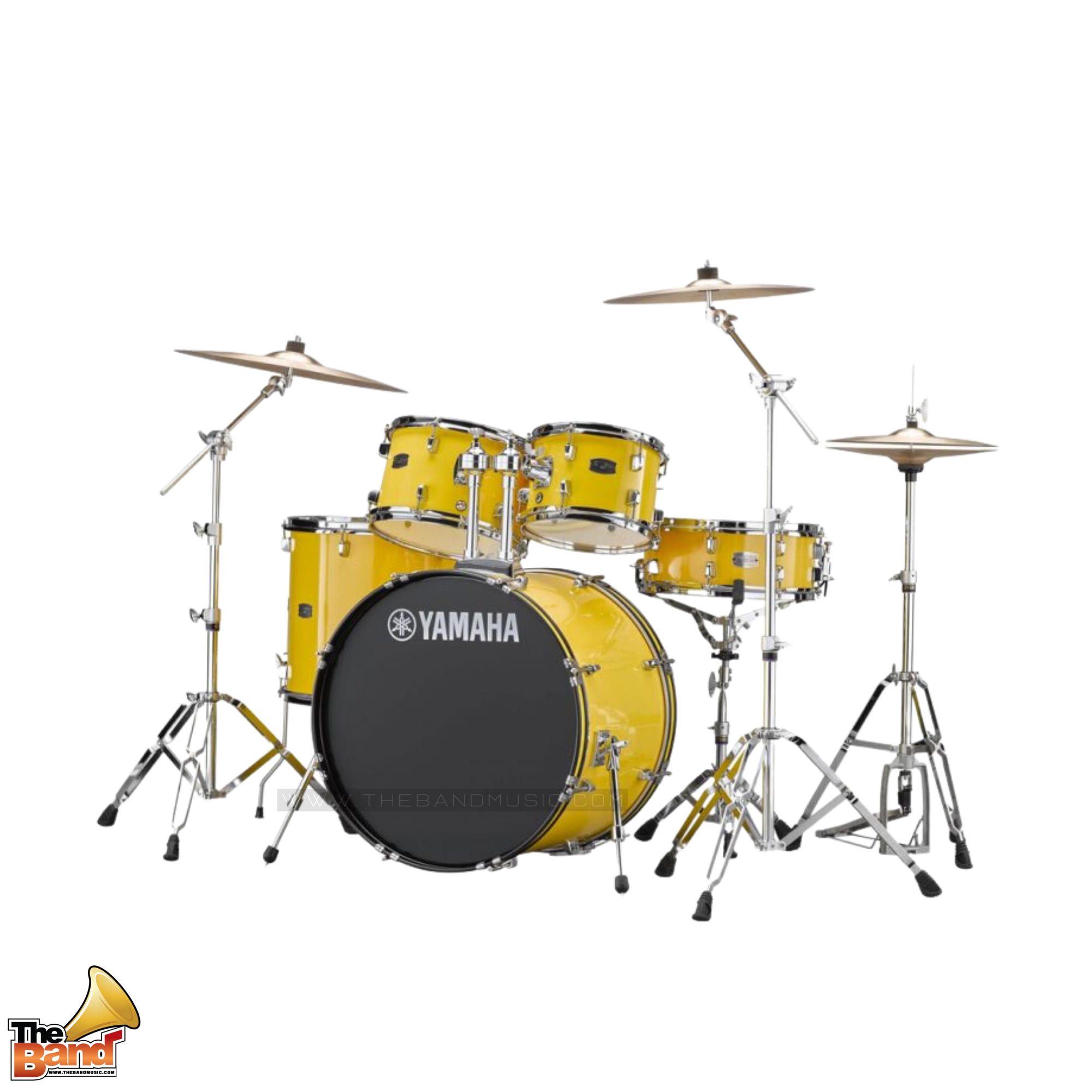 YAMAHA RYDEEN (RDP2F5 + HW680W) Mellow Yellow ACOUSTIC DRUMS