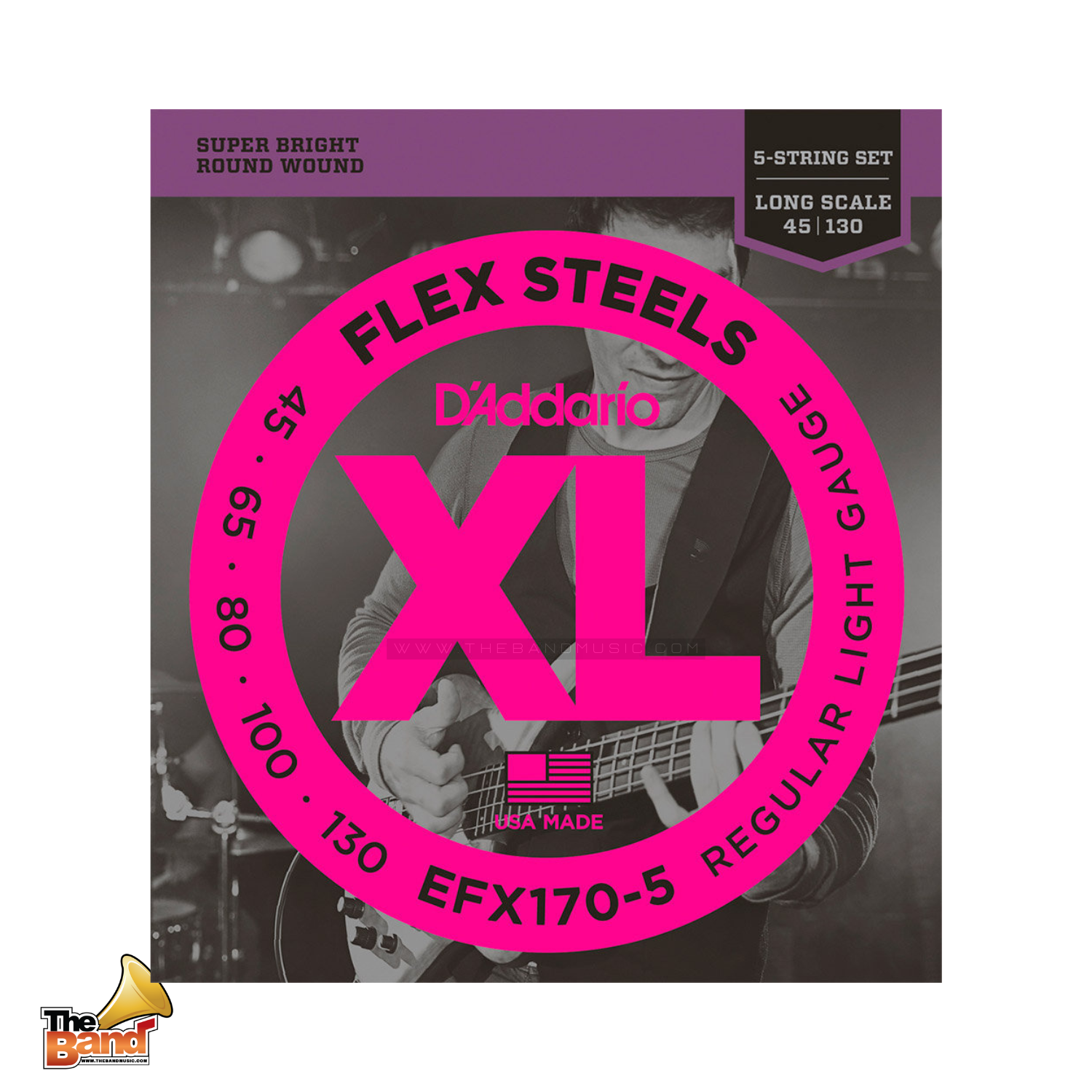 NFLEXSTEELS BASS STRING 45-130