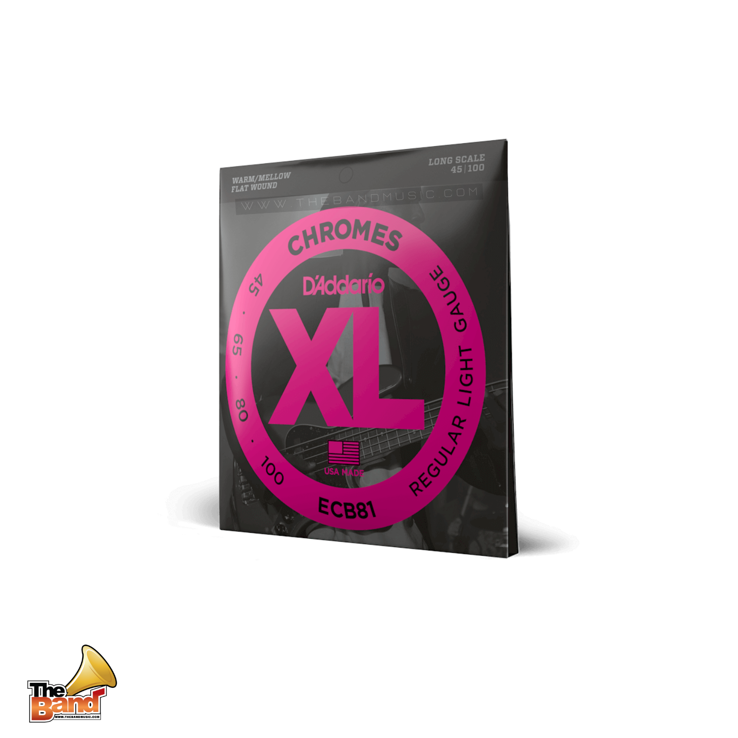 XL™ CHROME FLAT BASS STRING