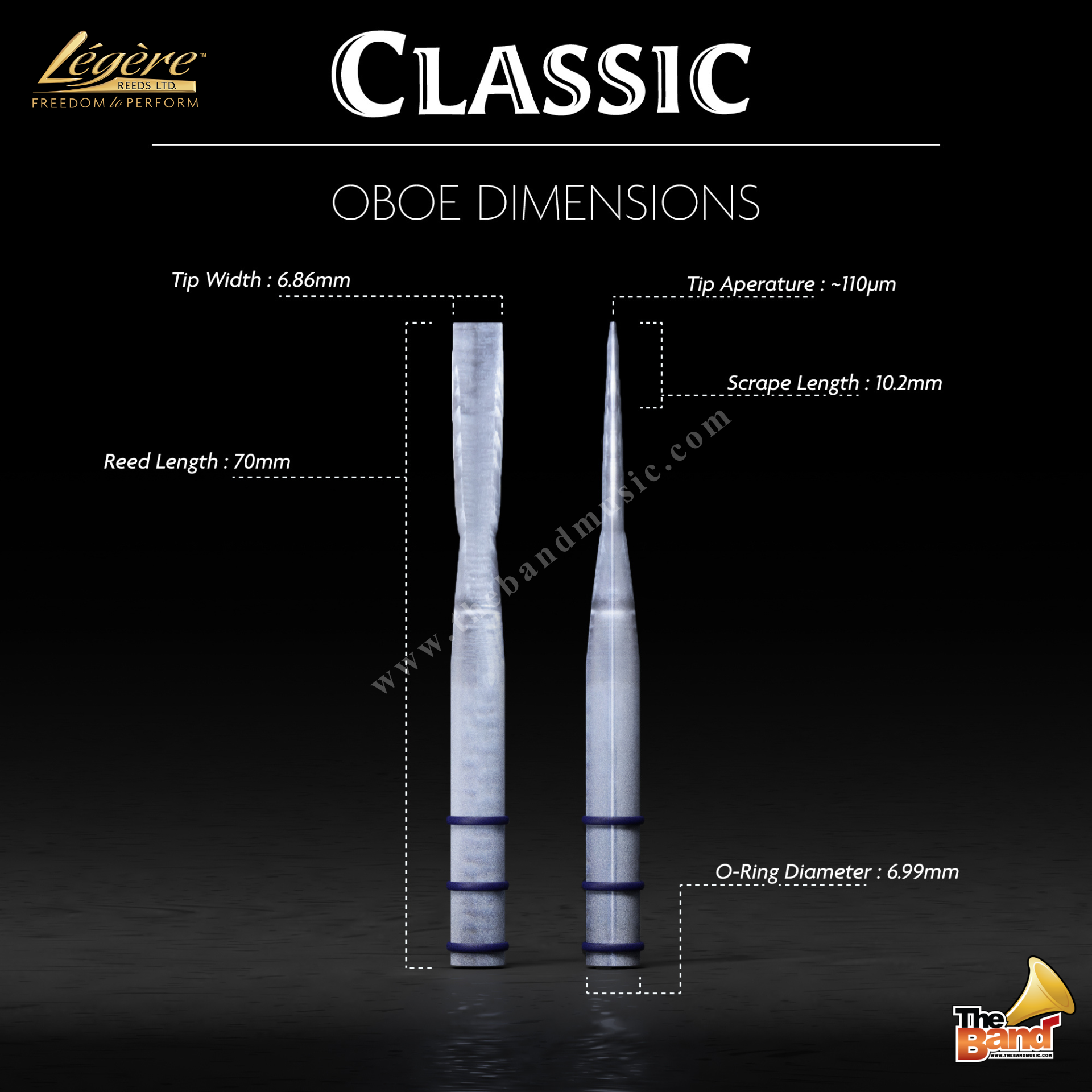 Legere Classic Oboe Reeds (3)