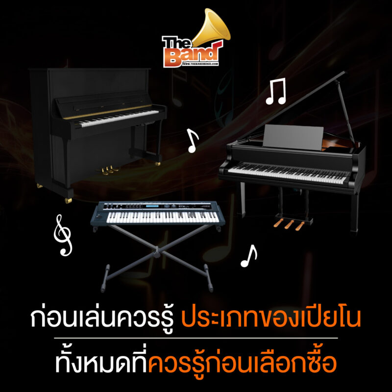 ก่อนเล่นควรรู้ ประเภทของเปียโนทั้งหมดที่ควรรู้ก่อนเลือกซื้อ